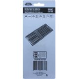 Benson Lang bitset - PZ, PH en Torx - 150 mm - 10-delig - chroom vanadium staal