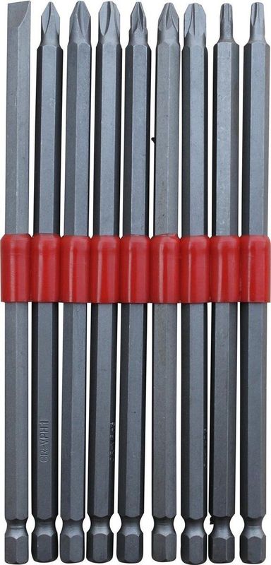 Benson Lang bitset - PZ, PH en Torx - 150 mm - 10-delig - chroom vanadium staal