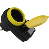 Benson Stopcontact buiten - randaarde - schakelaar en klep - IP44
