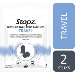 Stopz - Travel Oordoppen - Wit - Silicone