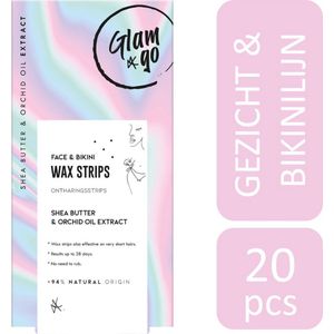 Glam & Go - Wax Strips - Bikini & Face - Natuurlijke Bijenwas