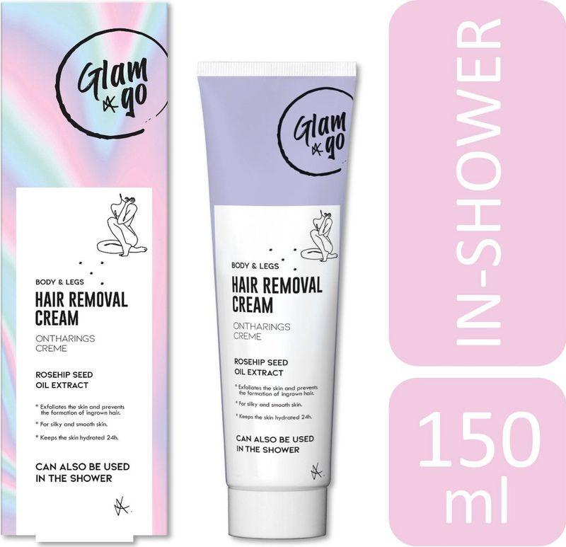Glam & Go - Ontharingscrème - Natuurlijke Ingrediënten - 200ml