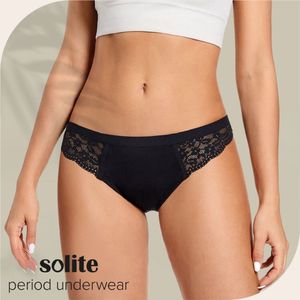 Solite Menstruatie Ondergoed - Menstruatie slip - Menstruatie broekje - Menstruatie onderbroek - Period Underwear - Maat L