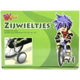 Zijwielen 12~20 PexKids In Een Neutrale Chromen Kleur
