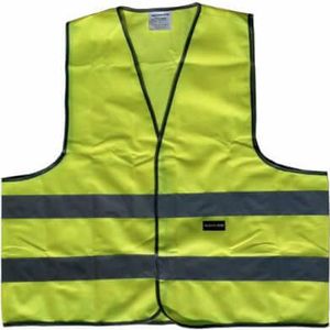 IKZI - Reflectie Vest - Fluorescent Geel - Polyester