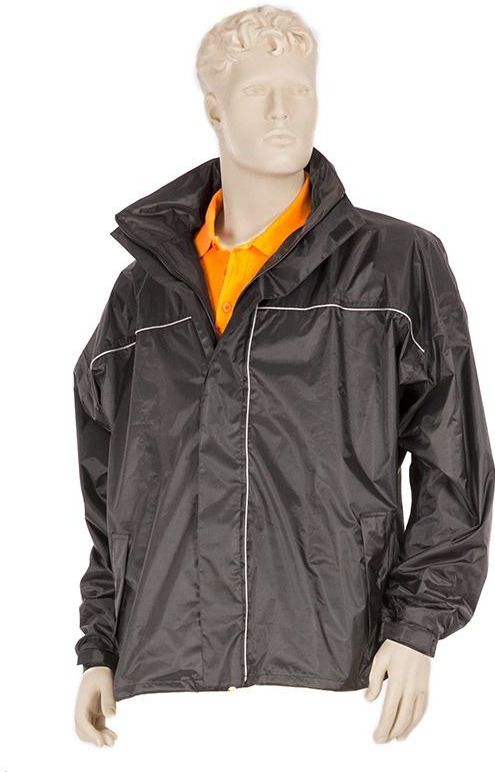 Mirage Rainfall - Regenjas - Unisex - Maat L - Zwart
