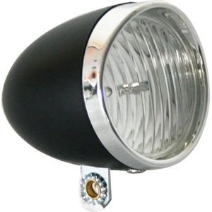 Koplamp Retro LED Zwart Batterij