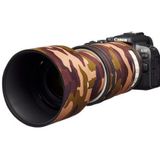 easyCover Lens Oak voor Canon RF 70 - 200 mm f/ 4.0 L IS USM Bruin Camouflage