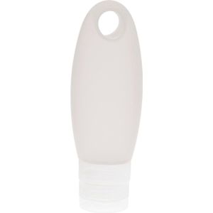 Rubytec Knijpfles Splash - 98 ml - Reisfles voor Handbagage - Siliconen Doseersluiting - Eenvoudig te vullen & te reinigen - No-spil-opening - BPA-vrij - Reisflacon - Navulbaar - ø14,5 cm - Wit