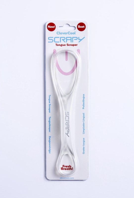 CleverCool Scrapy Tongschraper - Transparant - Tongreiniger