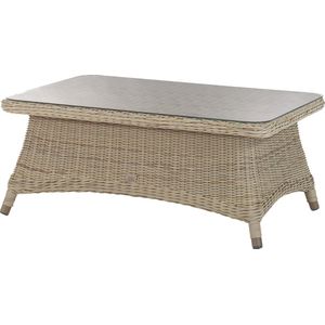 4 season outdoor  Tuinset - Outdoor Brighton coffee table 110 x 70 with glass