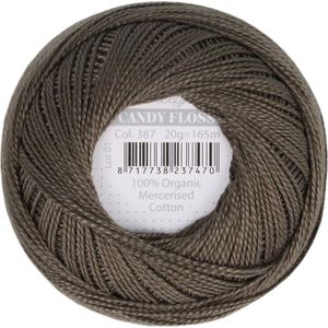 Candy floss katoen van Scheepjes, Kleur-Dark Olive 387