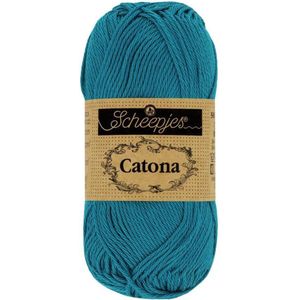 Scheepjes Catona 10gr - 400 Petrol Blue