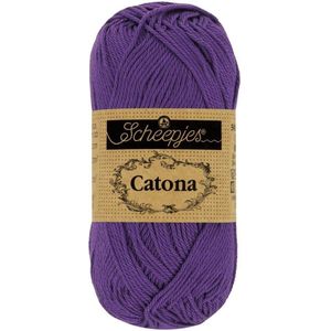 Scheepjes Catona 10gr - 521 Deep Violet