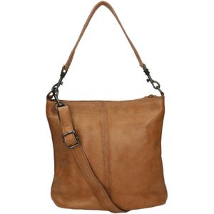 Bear Design Medium Schoudertas / Crossbodytas - Dames - Leer - Capricia - Taupe