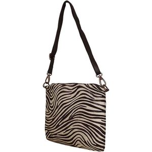 Bear Design Diona Animal Leren Schoudertas - Zebra