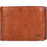 Bear Design Cow Lavato Leren Billfold - Cognac