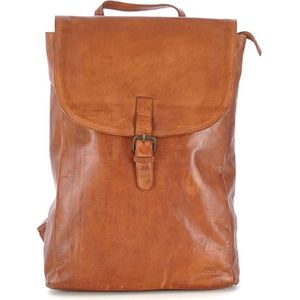 Bear Design Rox Leren Laptop Rugzak - Cognac