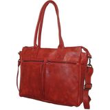 Bear Design Business Schoudertas Binni met Laptopvak 17'' Rood