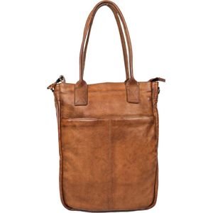 Bear Design Becky Leren Shopper - Cognac