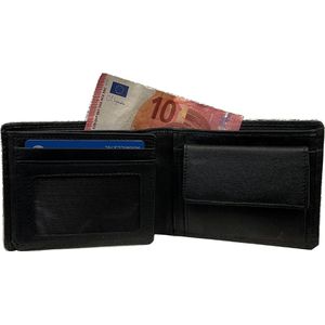 Bear Design Harold Leren Billfold - Zwart