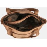 Bear Design Jilike Leren Shopper / Schoudertas - Taupe