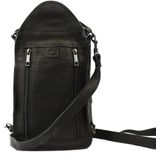 Bear Design Mavery Leren Crossbodytas / Rugtas - Zwart