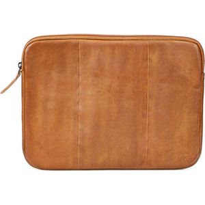 Bear Design Cil XL Leren Laptopsleeve - 17,3 inch - Cognac