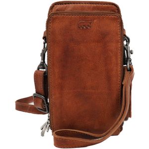 Bear Design Franky Leren Crossbodytasje  - Cognac