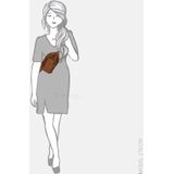 Bear Design Katinka Leren Crossbodytas / Slingbag - Cognac