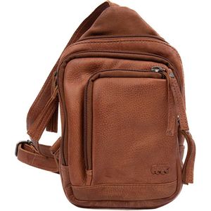 Bear Design Katinka Leren Crossbodytas / Slingbag - Cognac