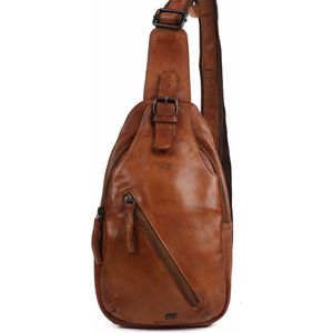 Bear Design Daley Leren Crossbodytas / Slingbag - Cognac
