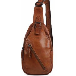 Bear Design Daley Leren Crossbodytas / Slingbag - Cognac