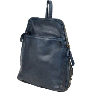 Bear Design  Rugtas / Rugzak / Schooltas - Cow Lavato - 6 Liter - Leer - Blauw
