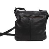 Bear Design Medium Crossbodytas / Schoudertas Dames - Leer - Chessie - Zwart