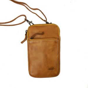 Bear Design Phone Bag Sammy Telefoontasje Oker Geel