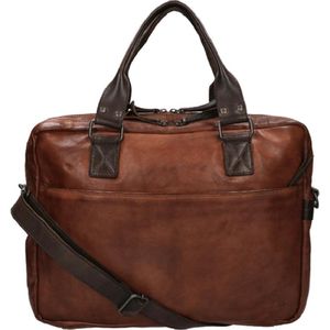 Bear Design Leandro Leren Laptoptas - 15 inch - Cognac / Bruin