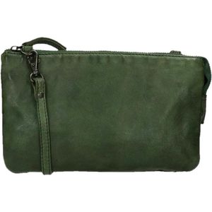 Bear Design  Crossbodytas / Schoudertas Dames -  Leer - Uma - groen