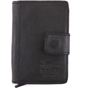 Bear Design Pip Pasjeshouder / Creditcardhouder RFID - Zwart
