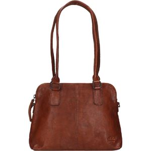 Bear Design Petra Leren Handtas / Schoudertas - Cognac