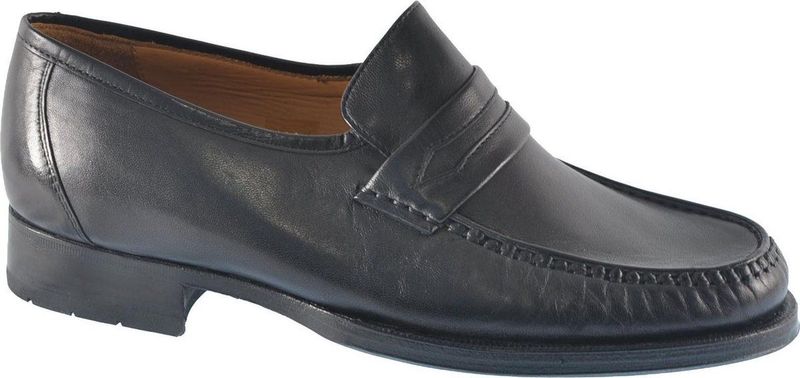 Van Bommel 15003 - Instappers - Klassiek - Leer - Zwart