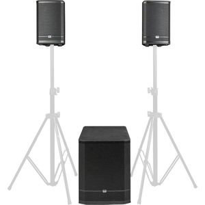 DAP - PURE CLUB 15 - PA Luidspreker Set - 15 inch Subwoofer - 8 inch Satellieten