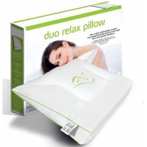 Dr.Fit Hoofdkussen - Green Duo Relax Pillow Neck - Latex Visco - 48 x 58 cm