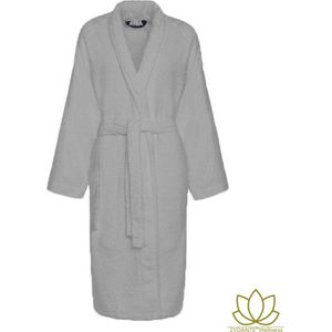 Zydante Wellness Badjas - Katoen - Maat M - Grijs