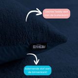 Dekbedovertrek - Wit - Katoen - Eenpersoons