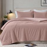 Fresh and Co - Dekbedovertrek - Groen - Microvezel - Teddy Rib