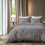 Microvezel Dekbedovertrekset Classic Foliage Bruin + 1*