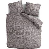 Microvezel Dekbedovertrekset Classic Foliage Bruin + 1*