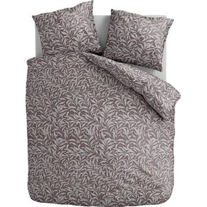 Microvezel Dekbedovertrekset Classic Foliage Bruin + 1*