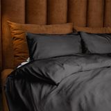 Emboss Dekbedovertrekset Geometric Zwart + 1*